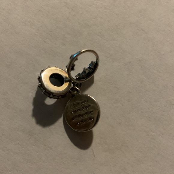 LAST ONE!Authentic Pandora Moments Blue Night Sky Crescent Moon/Stars charm. - Picture 8 of 8